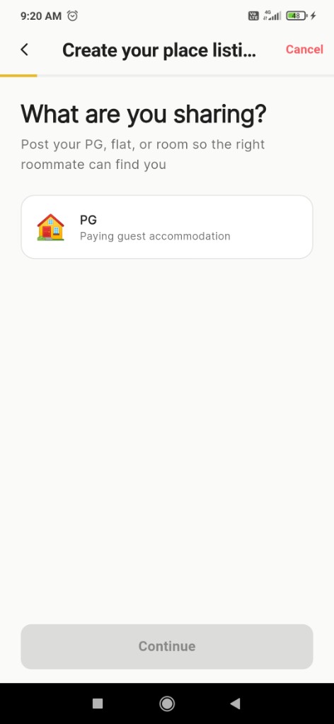 Jublet create listing — What are you sharing
